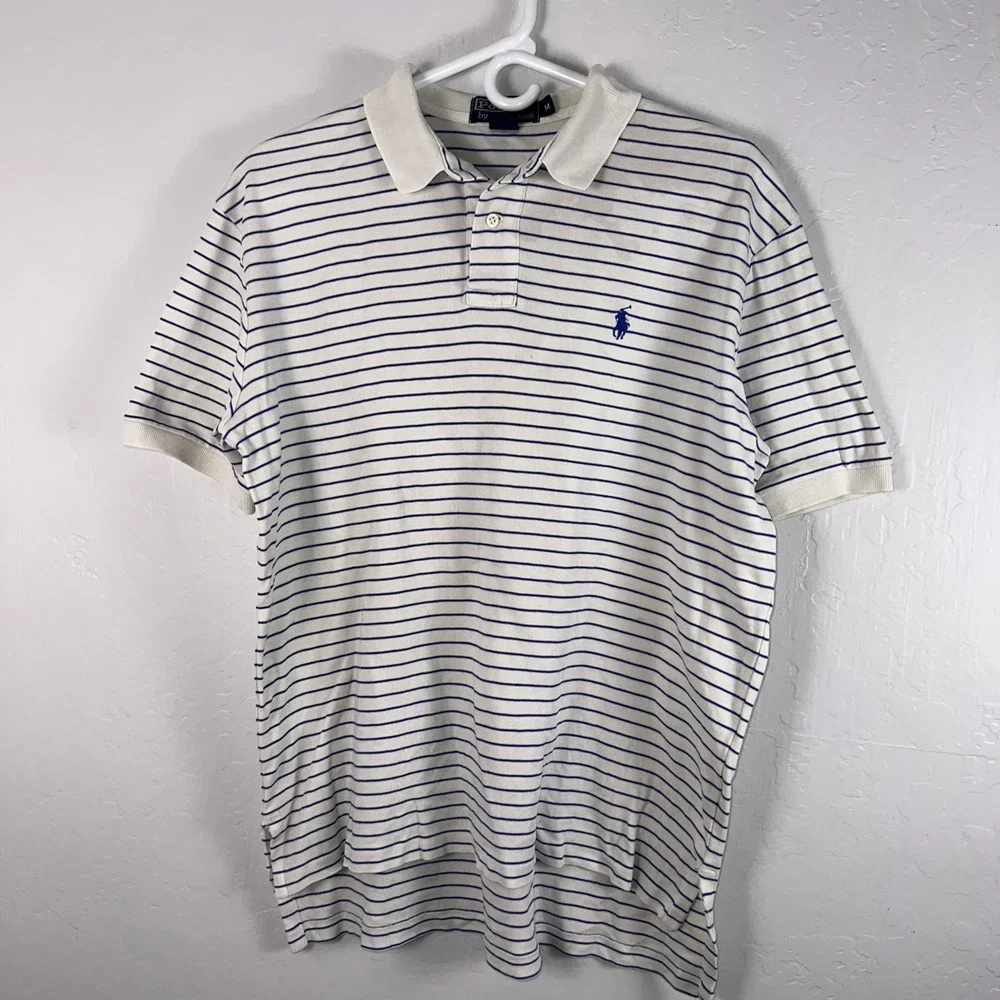 Vintage 90s/Y2K‎ Polo by Ralph Lauren Men's Medium Short Sleeve Polo Shirt